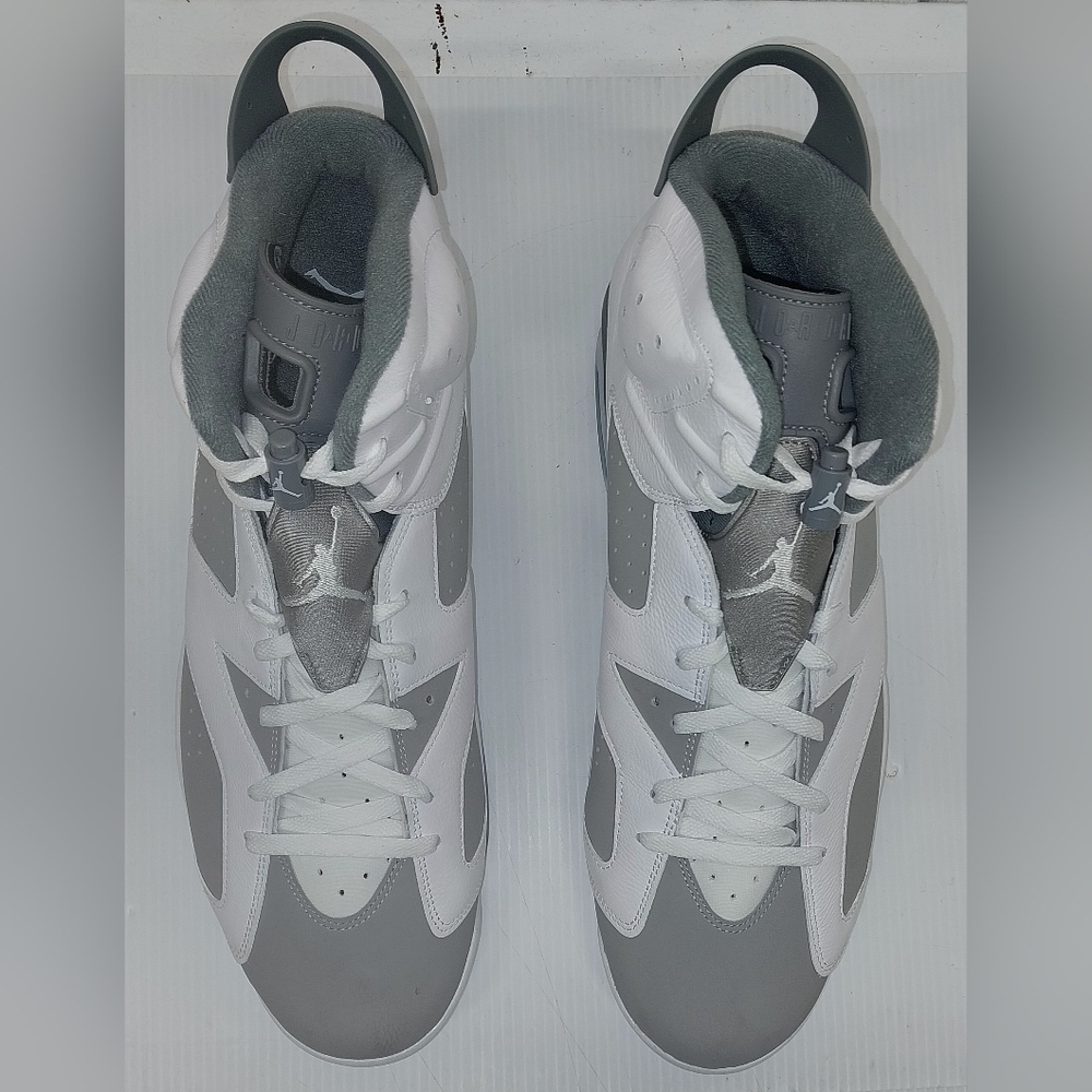 Air Jordan Retro Sneakers - White and Gray - Picture 2 of 8